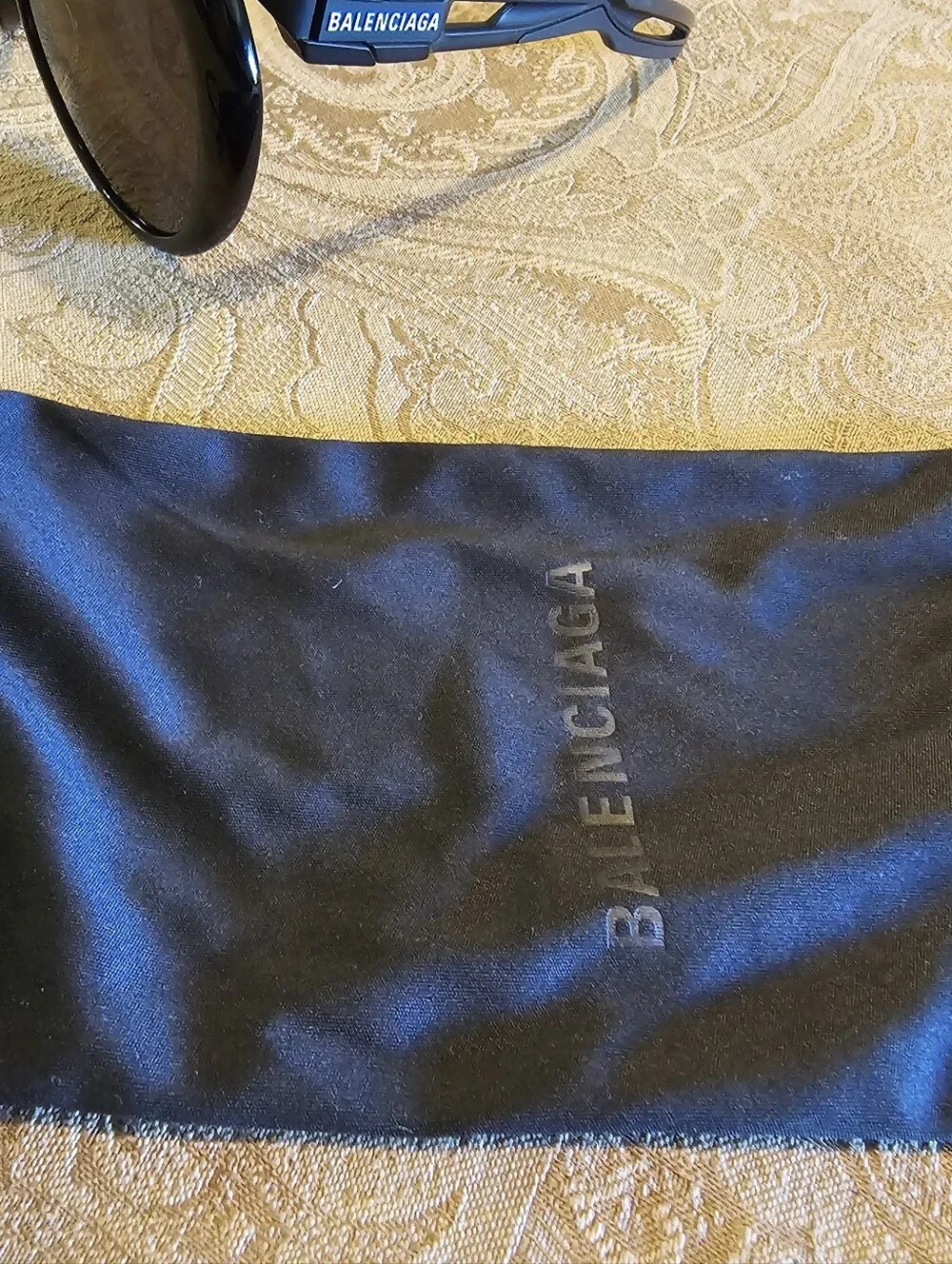 Balenciaga Black Round Oversized Sunglasses 100% Original